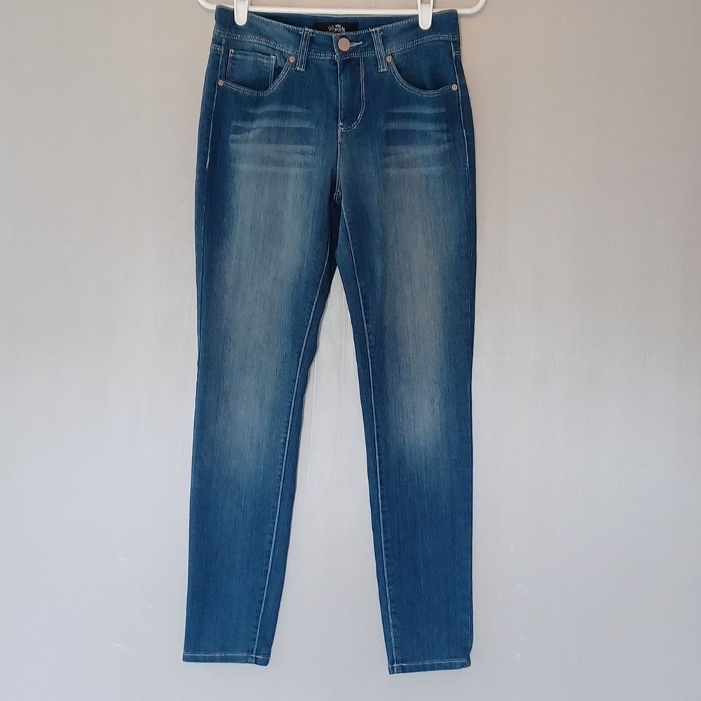 Royalty Jeans Womens 6 Blue WP976025 Skinny Medium Wash Stretch Denim
